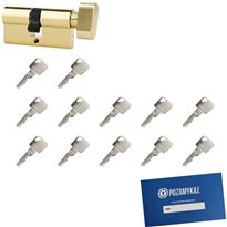 Wkładka bębenkowa 50G/60 LOB ARES + 12 kluczy