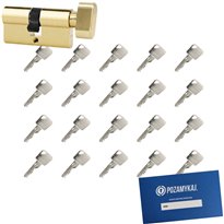 Wkładka bębenkowa 45G/45 LOB ARES + 90 kluczy