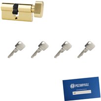 Wkładka bębenkowa 60G/40 LOB ARES + 4 klucze