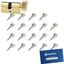 Wkładka bębenkowa 35G/30 LOB ARES + 19 kluczy