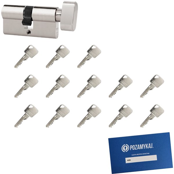 Wkładka bębenkowa 55G/65 LOB ARES + 13 kluczy