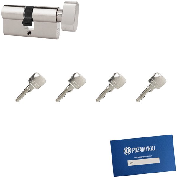 Wkładka bębenkowa 65G/45 LOB ARES + 4 klucze