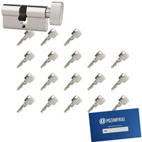 Wkładka bębenkowa 40G/45 LOB ARES + 18 kluczy