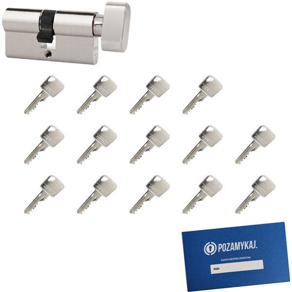 Wkładka bębenkowa 70G/40 LOB ARES + 14 kluczy