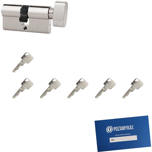 Wkładka bębenkowa 65G/40 LOB ARES + 6 kluczy