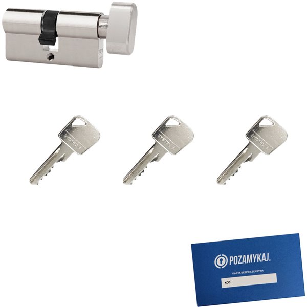 Wkładka bębenkowa 35G/30 LOB ARES + 3 klucze