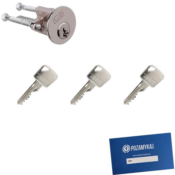 Wkładka LOB WT01 LOB ARES + 3 klucze