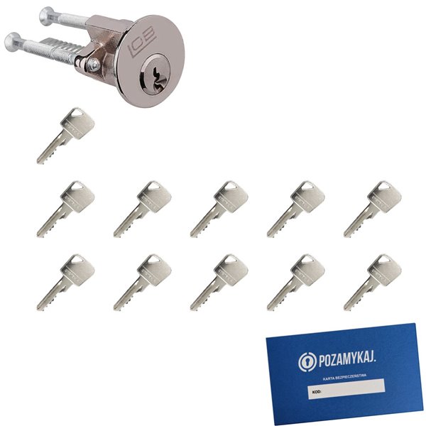 Wkładka LOB WT01 LOB ARES + 11 kluczy