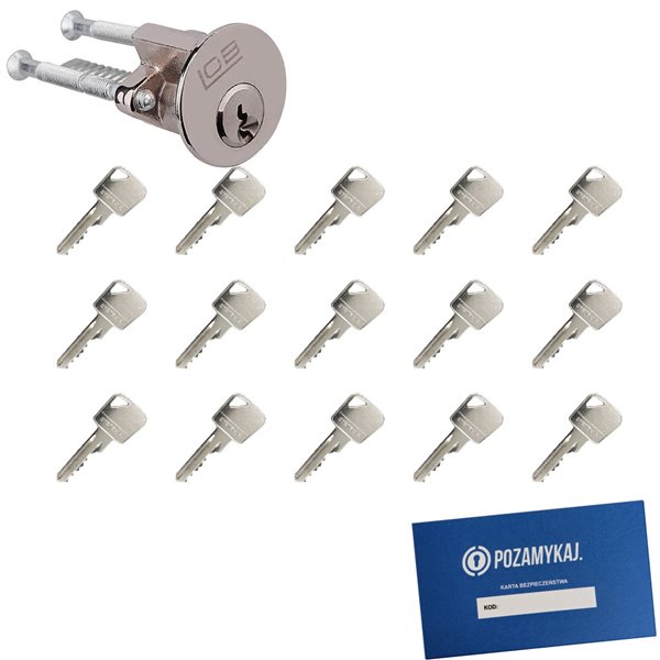 Wkładka LOB WT01 LOB ARES + 15 kluczy