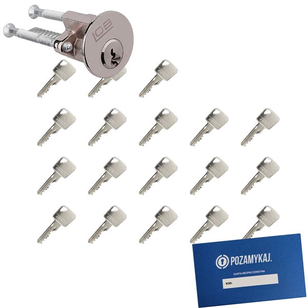 Wkładka LOB WT01 LOB ARES + 18 kluczy