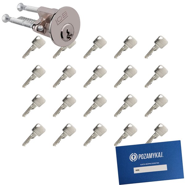 Wkładka LOB WT01 LOB ARES + 80 kluczy