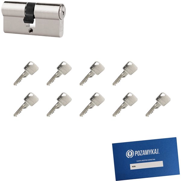 Wkładka bębenkowa 30/60 LOB ARES + 9 kluczy