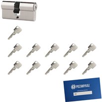 Wkładka bębenkowa 35/60 LOB ARES + 11 kluczy