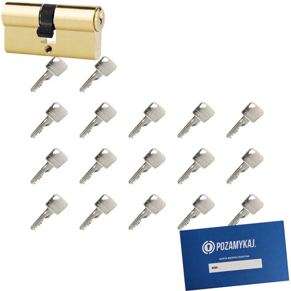 Wkładka bębenkowa 30/55 LOB ARES + 17 kluczy