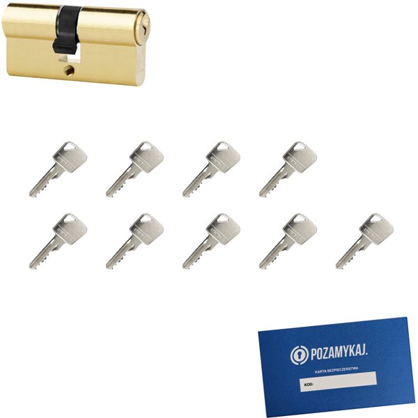 Wkładka bębenkowa 35/55 LOB ARES + 9 kluczy