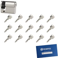 Wkładka bębenkowa LOB Ares 9/30 + 15 kluczy