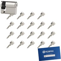 Wkładka bębenkowa LOB Ares 9/30 + 19 kluczy