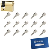 Wkładka bębenkowa LOB Ares 9/30 + 15 kluczy