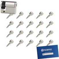 Wkładka bębenkowa LOB Ares 9/45 + 40 kluczy