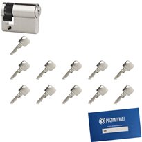 Wkładka bębenkowa LOB Ares 9/50 + 11 kluczy