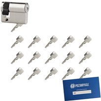 Wkładka bębenkowa LOB Ares 9/55 + 16 kluczy