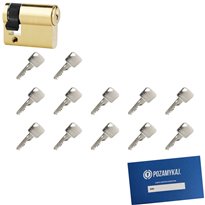 Wkładka bębenkowa LOB Ares 9/55 + 12 kluczy