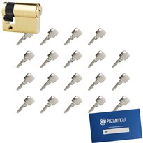 Wkładka bębenkowa LOB Ares 9/80 + 19 kluczy