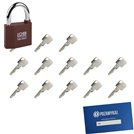 Kłódka LOB KZ60 + 13 kluczy w zestawie