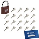 Kłódka LOB KZ60 + 100 kluczy w zestawie