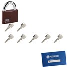Kłódka LOB KW01 + 7 kluczy w zestawie