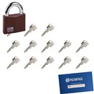 Kłódka LOB KW01 + 13 kluczy w zestawie
