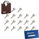Kłódka LOB KW02 + 18 kluczy w zestawie