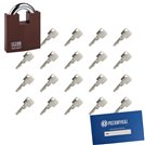 Kłódka LOB KW02 + 90 kluczy w zestawie