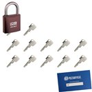 Kłódka LOB KMM5 + 12 kluczy w zestawie