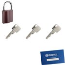 Kłódka LOB K350 + 3 klucze w zestawie