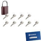 Kłódka LOB K350 + 9 kluczy w zestawie