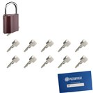 Kłódka LOB K350 + 11 kluczy w zestawie