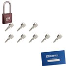 Kłódka LOB KMM51 + 8 kluczy w zestawie
