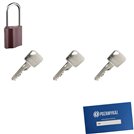 Kłódka LOB K351 + 3 klucze w zestawie