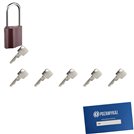 Kłódka LOB K351 + 6 kluczy w zestawie