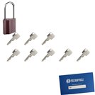 Kłódka LOB K351 + 8 kluczy w zestawie