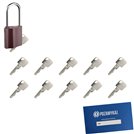 Kłódka LOB K351 + 11 kluczy w zestawie