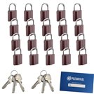 Kłódki na jeden klucz 80 szt LOB K350