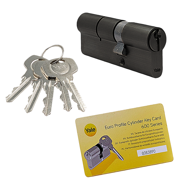 Wkładka do zamka YALE 600 45/45 system jednego klucza