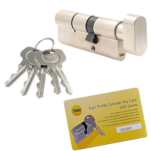 Wkładka do zamka YALE 600 35G/30 system jednego klucza