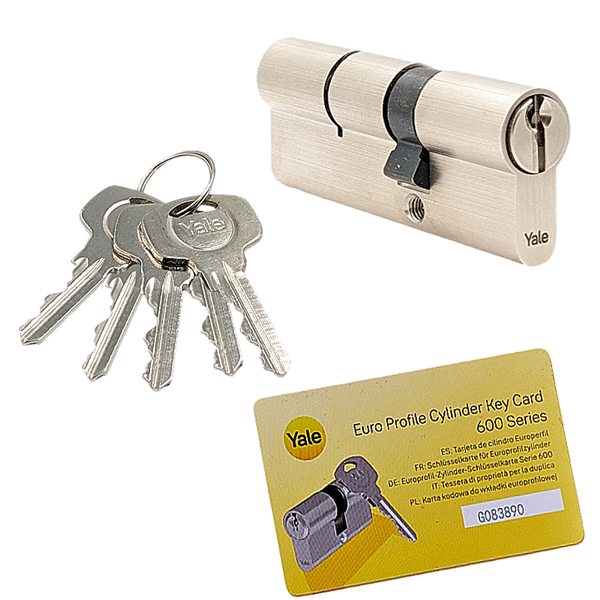 Wkładka do zamka YALE 600 35/75 system jednego klucza