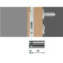 Wkładka do zamka YALE 600 10/60 System jednego klucza 