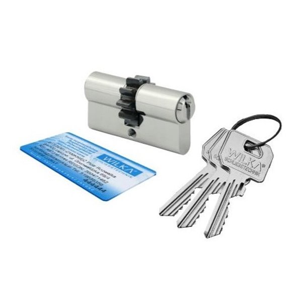 Wkładka z bezpiecznym sprzęgłem i zębatką WILKA 1463 50/60 system jednego klucza