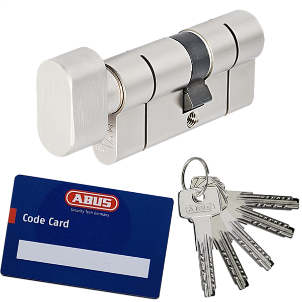 Wkładka bębenkowa z gałką ABUS D10 30G/50 system jednego klucza