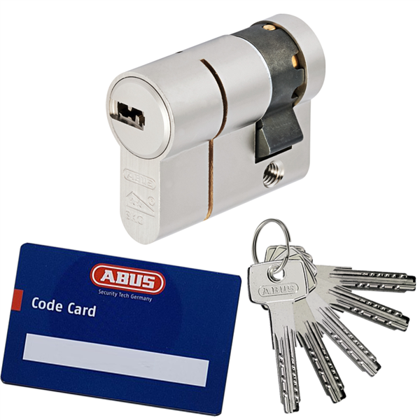 Wkładka bębenkowa jednostronna ABUS D10 9/30 system jednego klucza